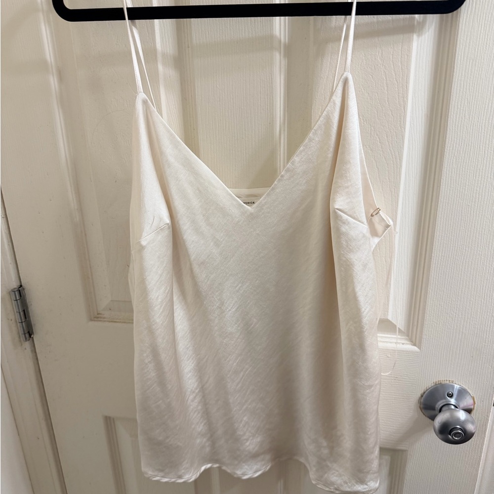 Good American Cream Camisole Top